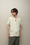60-70's European label - silk minimal shirt