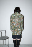 Unknown - flower pattern boxy jacket from Europe