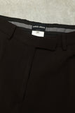 00's GIORGIO ARMANI - tuckless I line trousers in chocolate