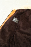 c70's European label - B3 type leather boa-liner blouson
