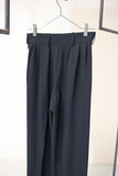 70-80's Yves Saint Laurent rive gauche wool side line tuck trousers