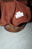 90-00's JAEGER - draping coverall jacket in terracotta
