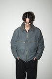 c00's BENETTON - military inspired cotton jacket with detachable liner