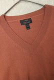 00-10's J.CREW - cashmere knit sweater in dusty brick