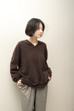 c00's European label - cashmere V-neck knit sweater