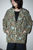 Unknown - flower pattern boxy jacket from Europe