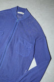 80s French label - cotton mesh blouson