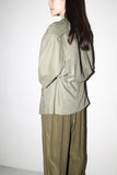 80-90’s linen oversized safari-style jacket from Europe