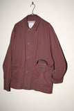 90-00's German label - A2 style jacket in dusty-maroon