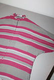 80s I BLUES by Max Mara - cotton fat-stripe dolman sleeve shirt
