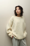 80-90's SISLEY - oversized knit sweater