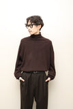 c90's Italian label - cashmere turtle neck loose fit knit sweater