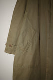 80's C.P.COMPANY - cotton leather collar coat