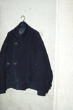80s–90s HUGO BOSS – wool/cashmere 2-way neck blouson