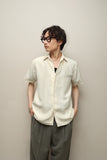 60-70's European label - silk minimal shirt