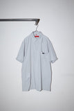 00's European label - cotton/nylon utility shirt