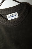c90's nubuck switched knit jumper