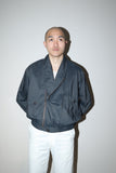 80s GIORGIO ARMANI - cotton riders-essence blouson