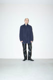 90-00's Allegri -brushed poly 2way-neck  jacket