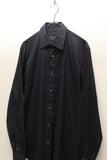 00's PRADA - curved cut dress shirt ①