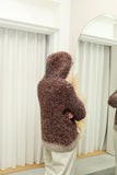 Unknown, hand knit - chunky knit hoodie