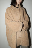 80-90's GENNY - curly alpaca, extra wide silhouette coat