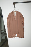 mid 2010's RICK OWENS - rayon deformed cutting top
