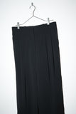 CÉLINE by Phoebe Philo - wide straight tuck trousers in black