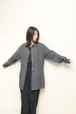 c90's Genny - linen hip-length shirt jacket