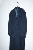 80's CLAUDE MONATANA - smooth cloth jacket&trousere 2-pieces.