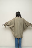 80's RAMOSPORT - cotton cape coat