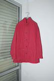 80's-90's Allegri - coated cloth, zip chest pocket jacket