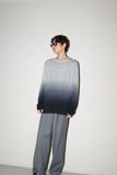 00's gradation ribbed knit top