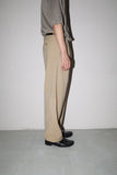 linen tuck trousers