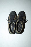 c90's European label - leather bi-color sneakers