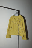80-90's European label - ramie/cotton constructive riders essence jacket