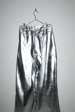 French label - metallic utility pants