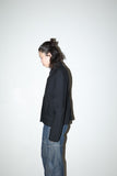 2000s Richmond -rayon drizzler jacket with cigarette pocket