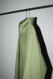 80’s C.P.COMPANY - cotton poplin military detail folded jacket in pistachio