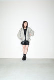 c80s Scandinavian  label -  constructive collarless  jacket