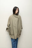 80's RAMOSPORT - cotton cape coat