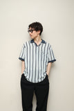 80s PANCALDI & B - silk pullover shirt