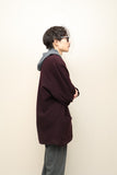 80's Lee Cooper - wool 2B jacket in burgundy