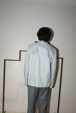 2000s SAMSONITE by Neil Barrett -poly/ramie zip-up jacket with ventilation detail