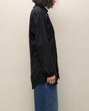 00's PRADA - curved cut dress shirt ②
