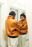 c70's European label - B3 type leather boa-liner blouson