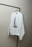80-90's print sweat shirt