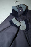 80-90’s Yves Saint Laurent - dusty color padded wool blouson, hard-worn condition
