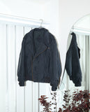 80's DANIEL HECTER - silk padded riders blouson