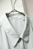 80's MESSORI - silk minimal dress shirt